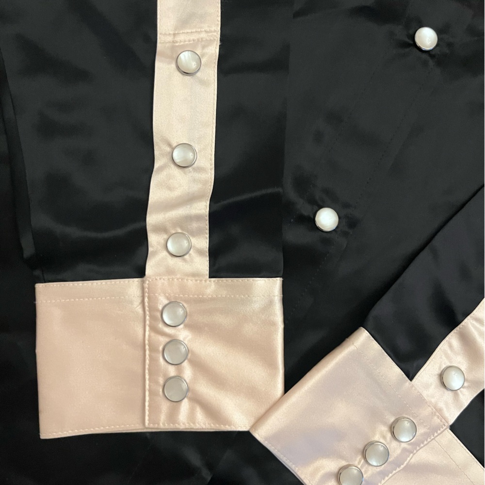 Alexa Chung/Madewell Satin Western Shirt - Picture 8 of 9